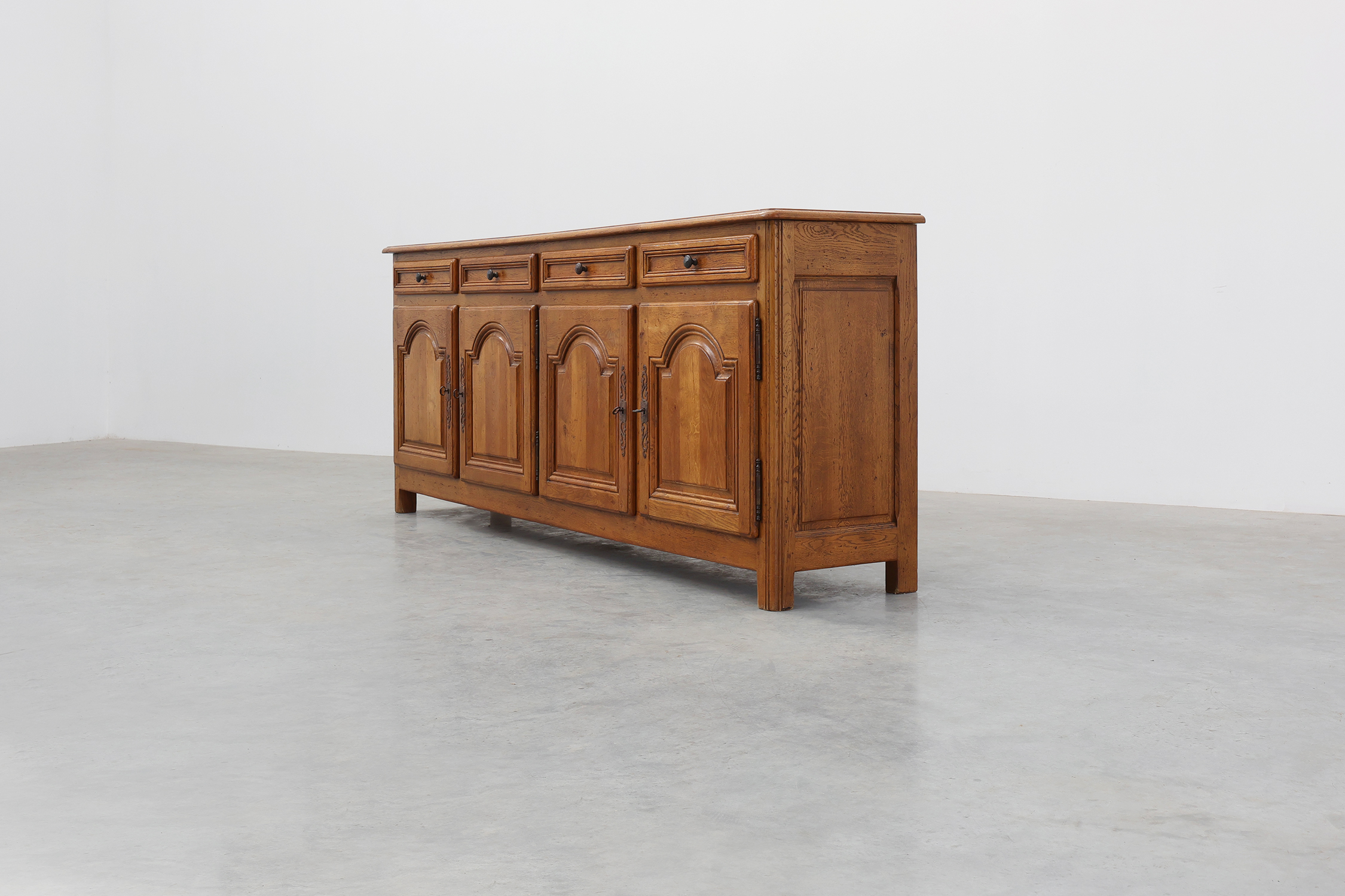 Monumental Oak Sideboard by De Tonge, France, Mid-20th Centurythumbnail